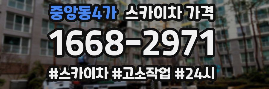 중앙동4가 스카이차 가격