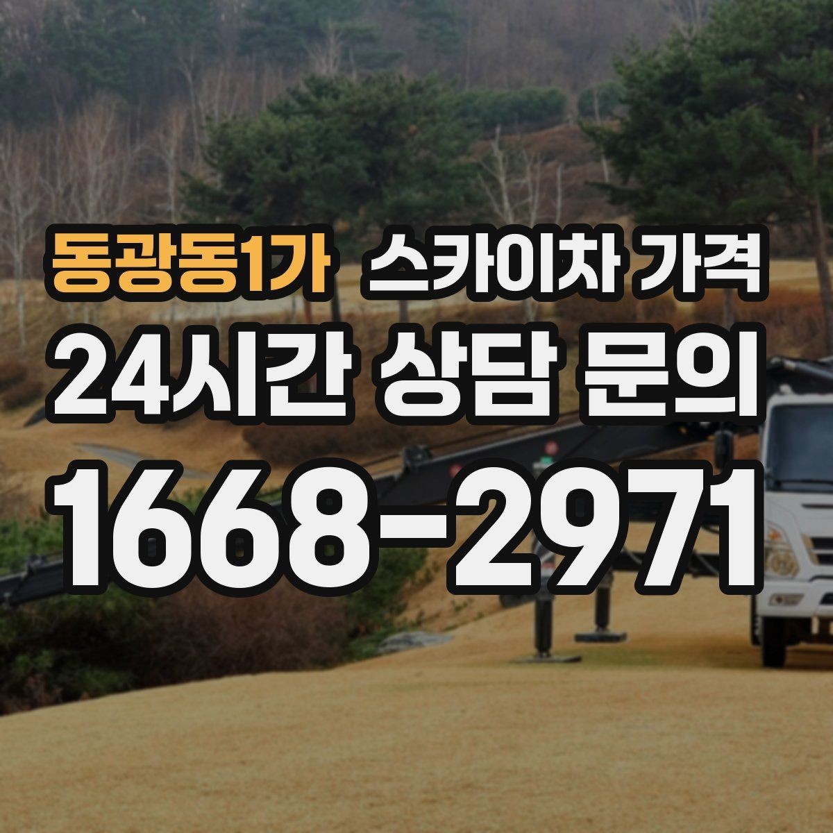 동광동1가 스카이차 가격 '포함'과 '별도' 항목을 구분하는 방법
