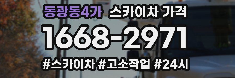 동광동4가 스카이차 가격