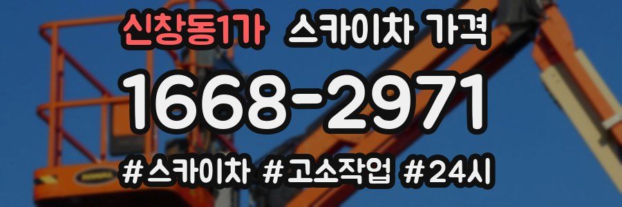 신창동1가 스카이차 가격