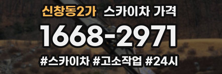 신창동2가 스카이차 가격