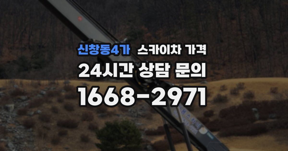 신창동4가 스카이차 가격