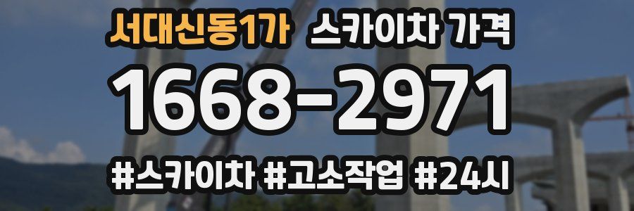 서대신동1가 스카이차 가격