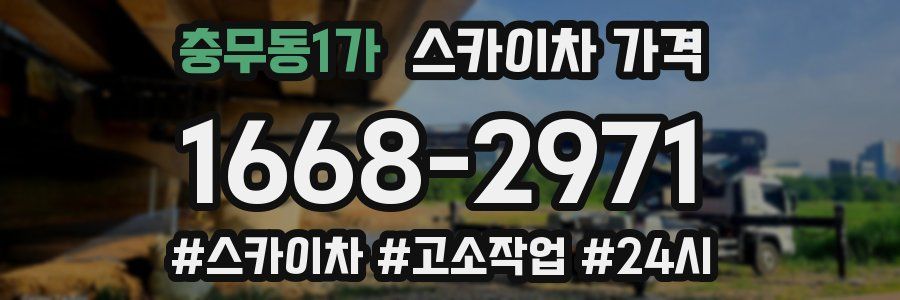 충무동1가 스카이차 가격