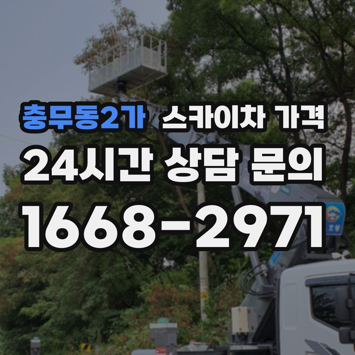 충무동2가 스카이차 가격 정확한 견적을 받는 가장 현실적인 방법