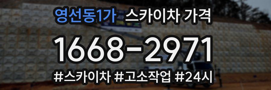 영선동1가 스카이차 가격