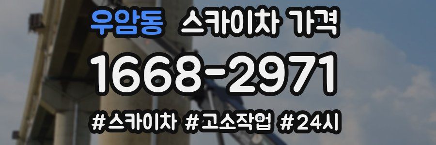 우암동 스카이차 가격