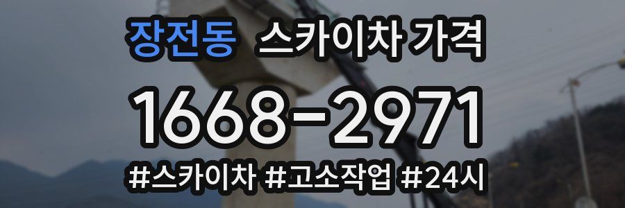 장전동 스카이차 가격