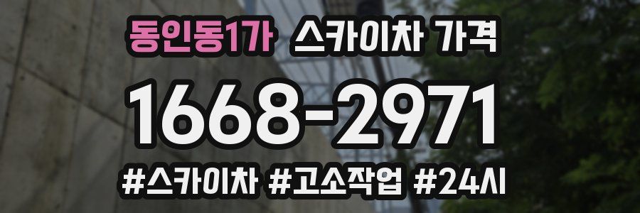 동인동1가 스카이차 가격