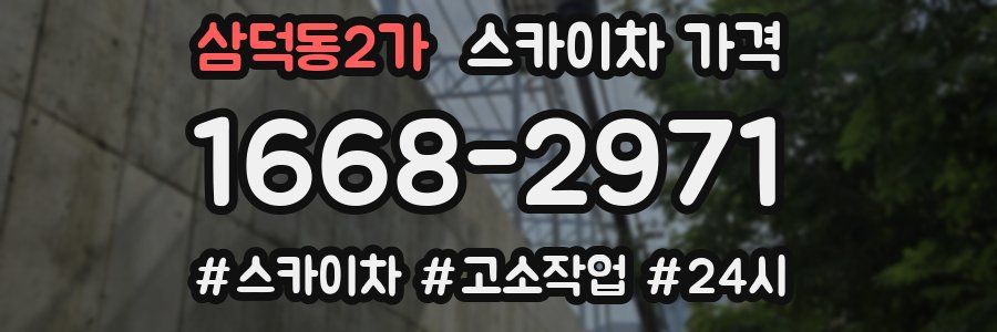 삼덕동2가 스카이차 가격