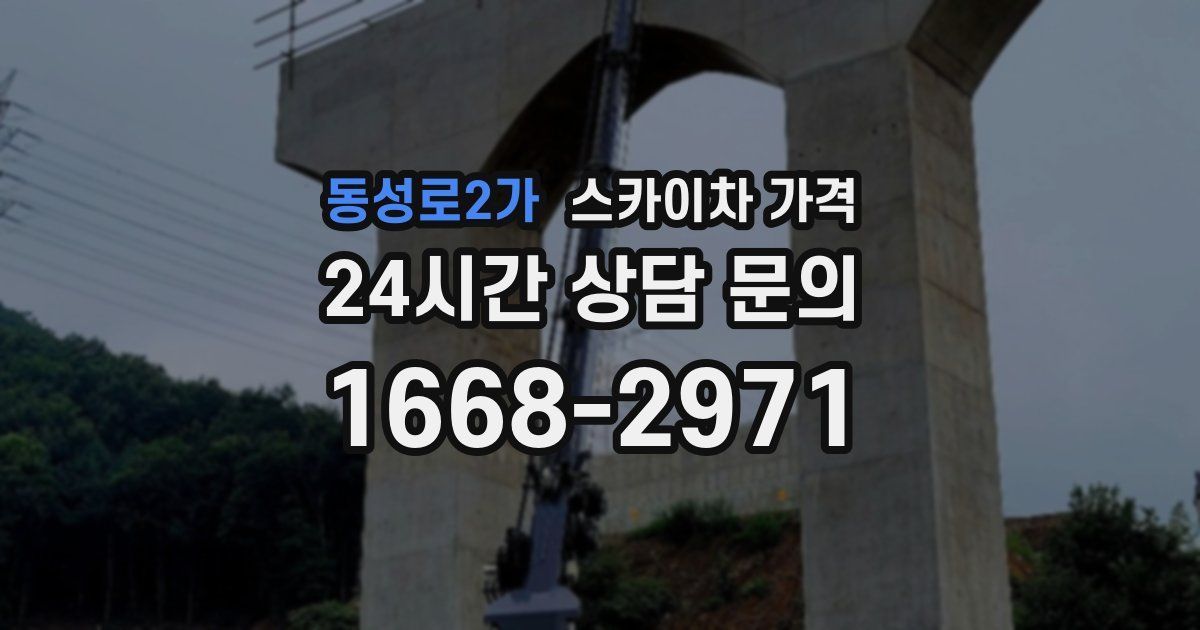 동성로2가 스카이차 가격