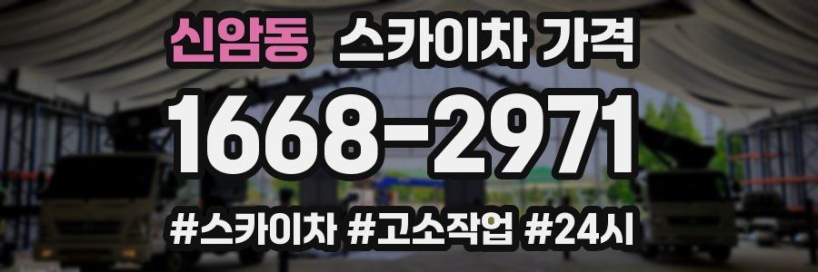 신암동 스카이차 가격