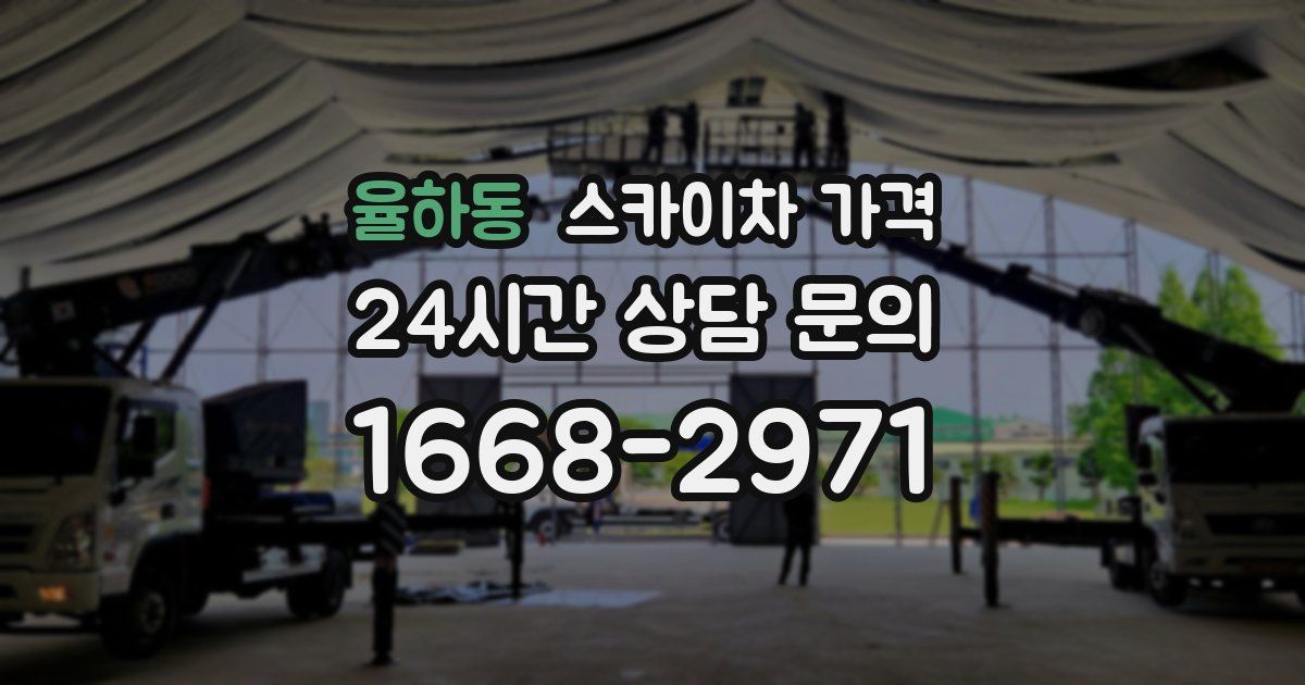 율하동 스카이차 가격