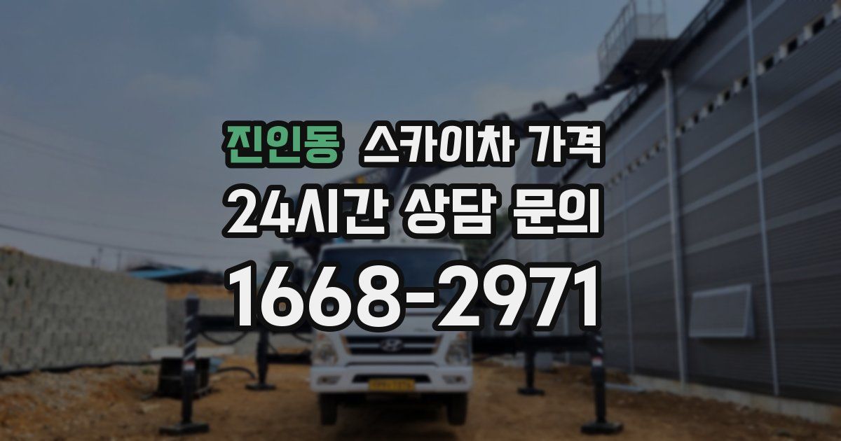 진인동 스카이차 가격