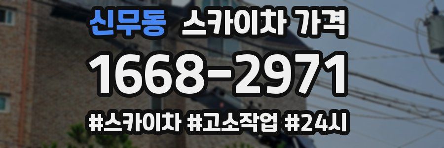 신무동 스카이차 가격