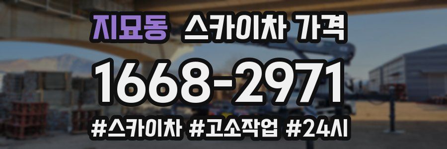 지묘동 스카이차 가격