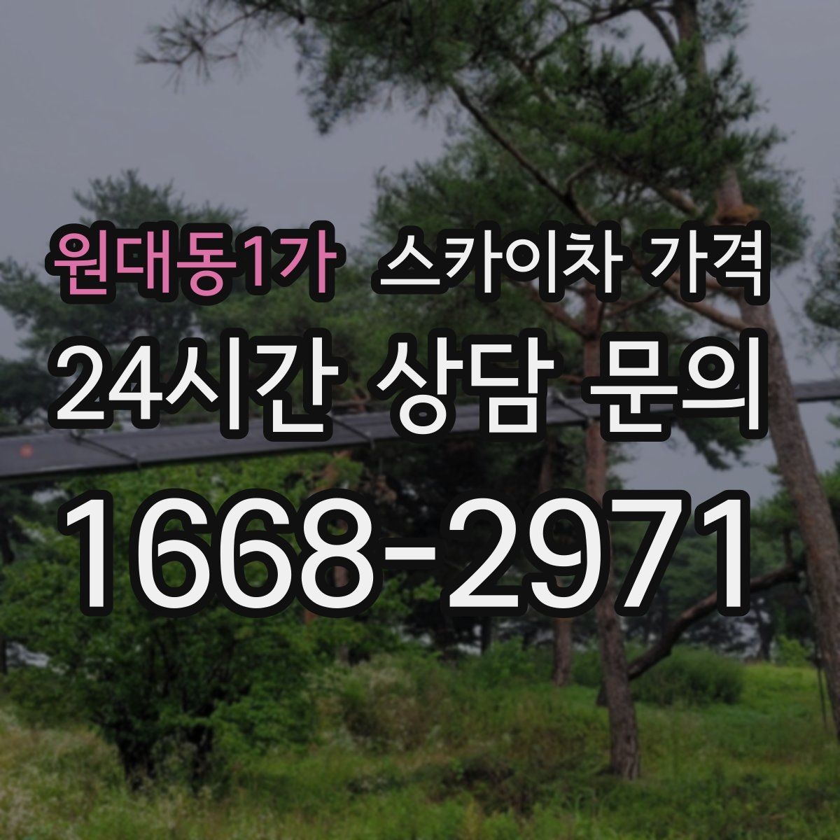 원대동1가 스카이차 가격 대기 포함 견적을 받을 때 체크할 점