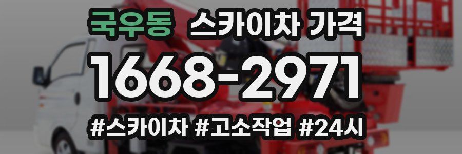 국우동 스카이차 가격