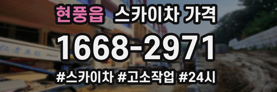 현풍읍 스카이차 가격