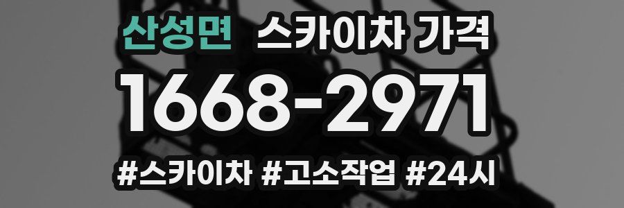 산성면 스카이차 가격