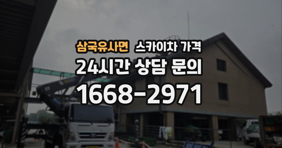 삼국유사면 스카이차 가격