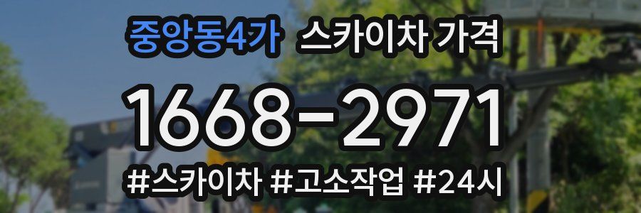 중앙동4가 스카이차 가격