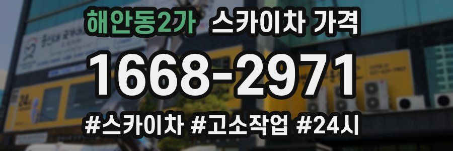 해안동2가 스카이차 가격