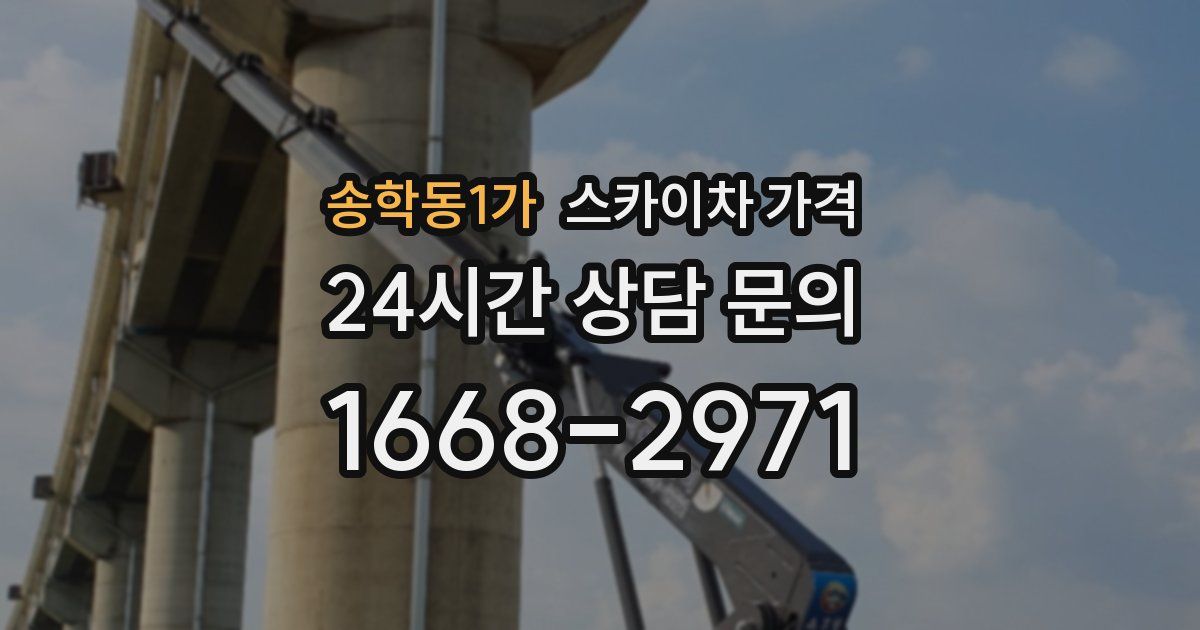 송학동1가 스카이차 가격