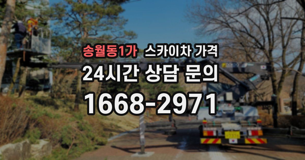 송월동1가 스카이차 가격