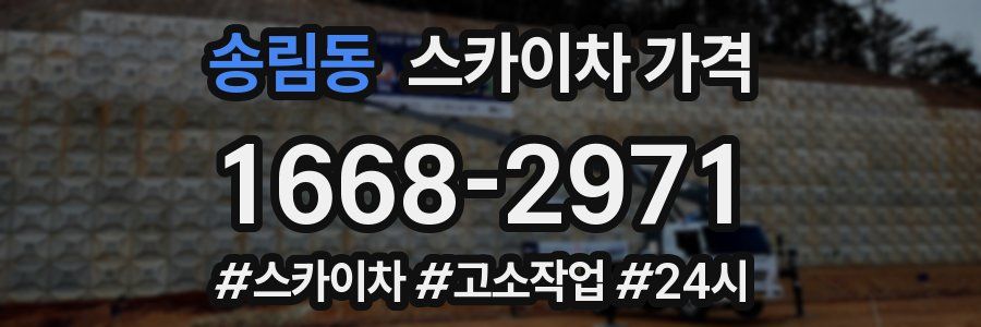 송림동 스카이차 가격