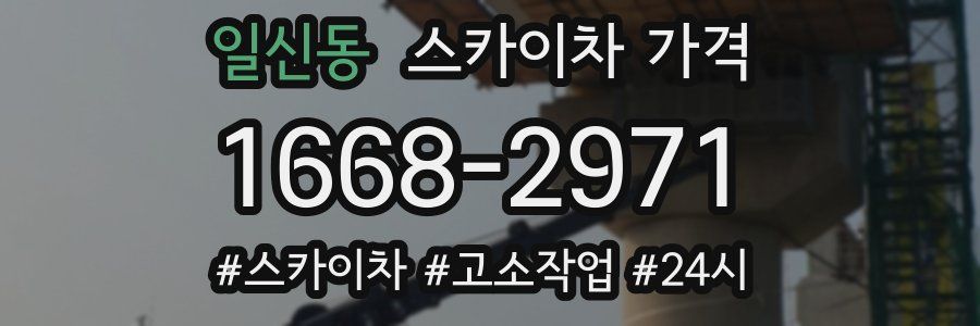 일신동 스카이차 가격