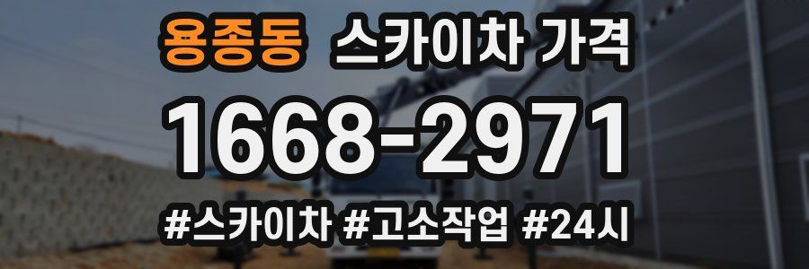 용종동 스카이차 가격