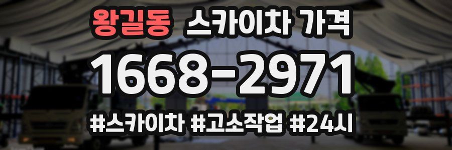 왕길동 스카이차 가격