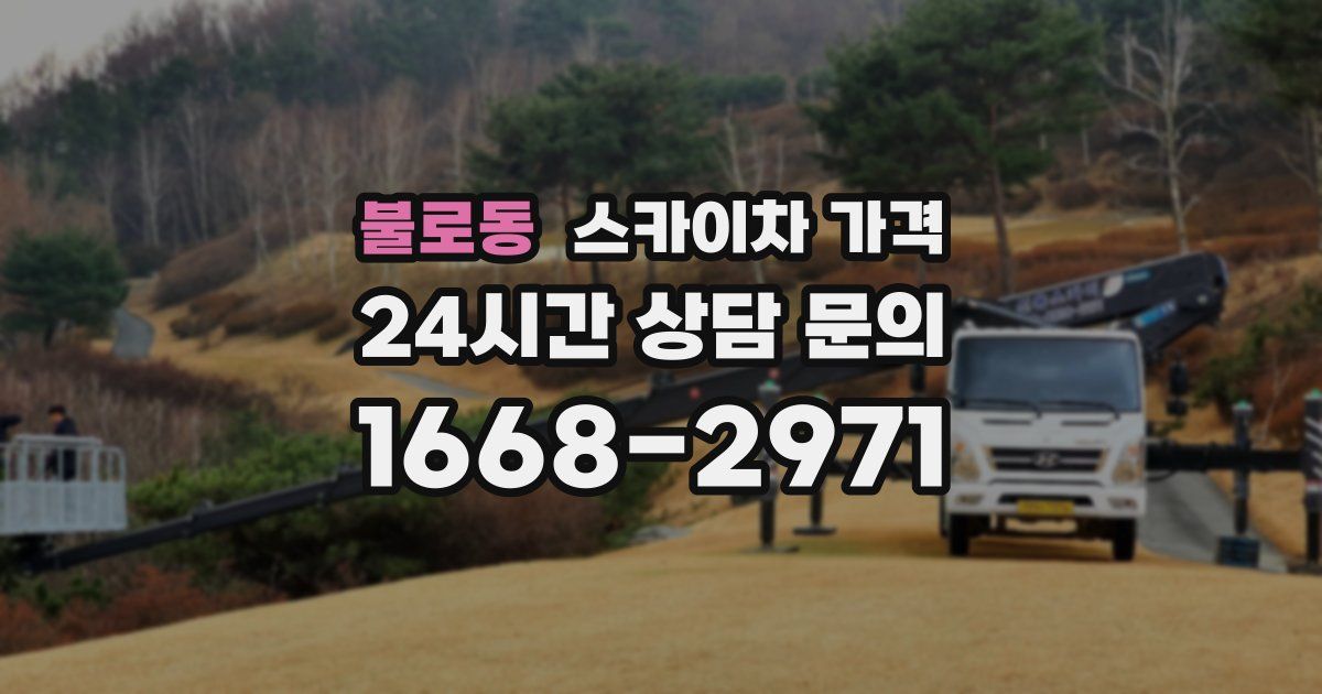 불로동 스카이차 가격