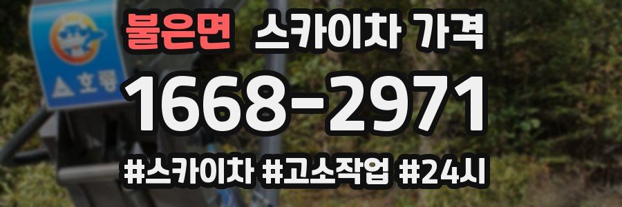 불은면 스카이차 가격