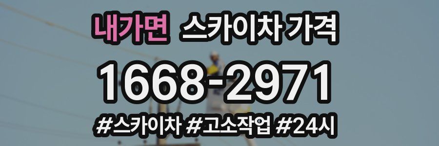 내가면 스카이차 가격