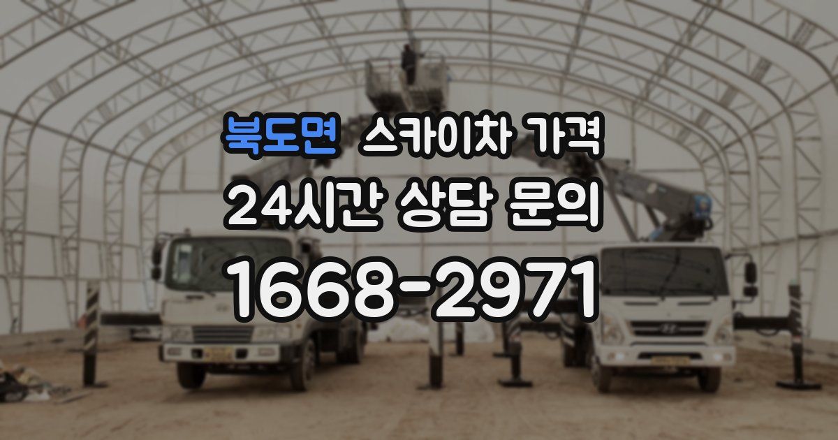 북도면 스카이차 가격