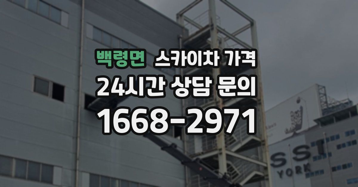 백령면 스카이차 가격