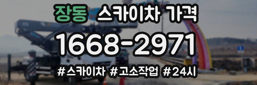 장동 스카이차 가격