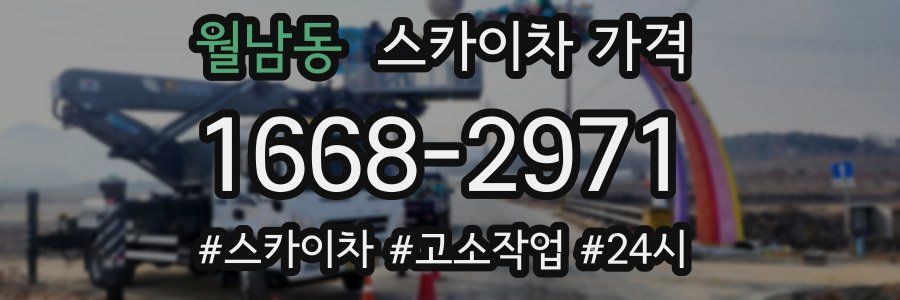 월남동 스카이차 가격