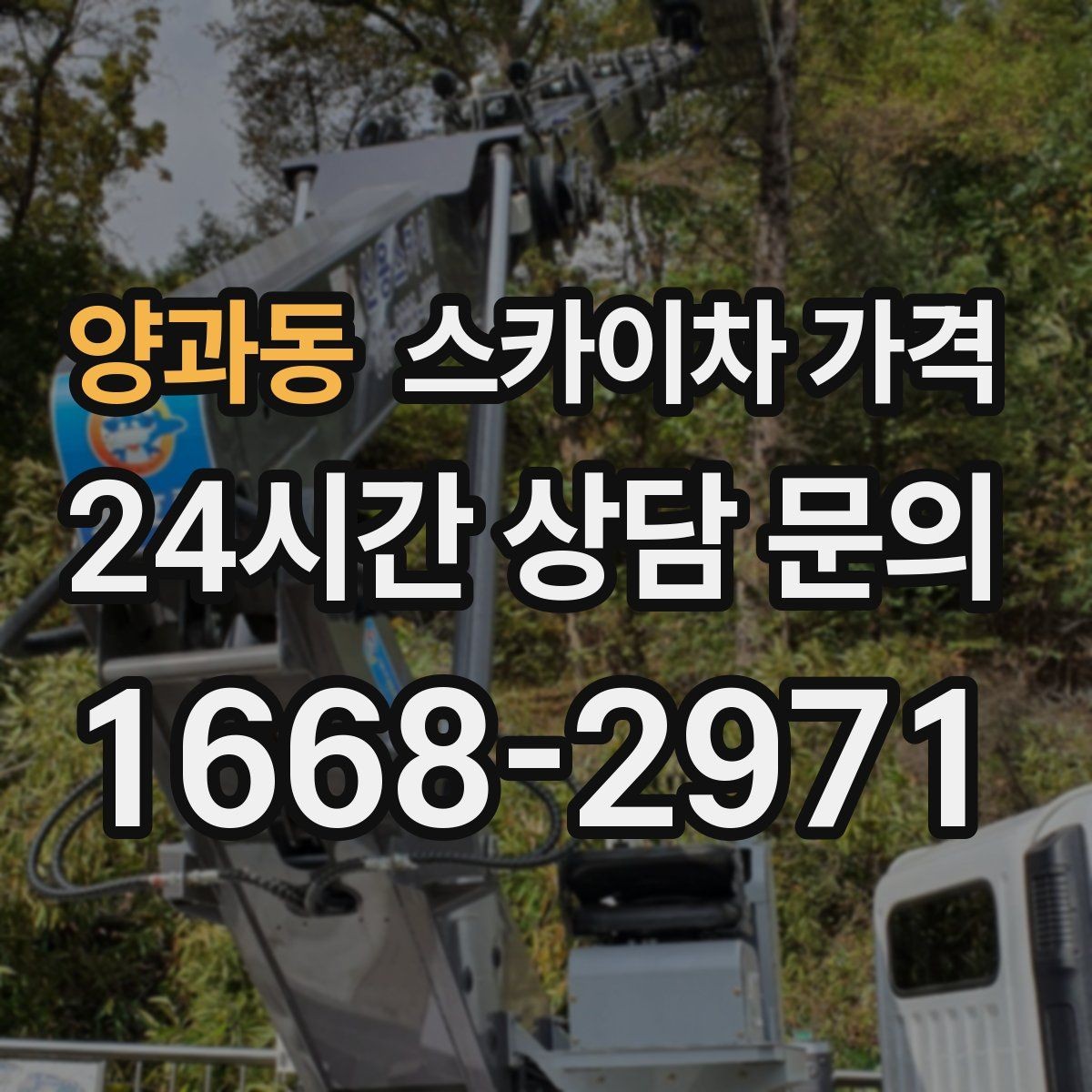 양과동 스카이차 가격 한 번에 끝내는 고소 작업 준비 체크리스트