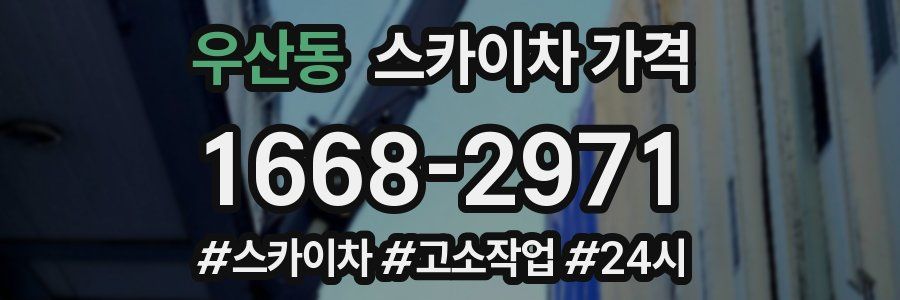 우산동 스카이차 가격