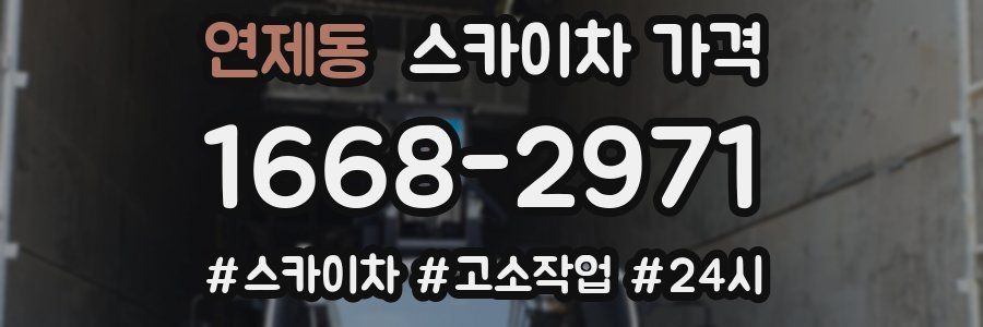 연제동 스카이차 가격