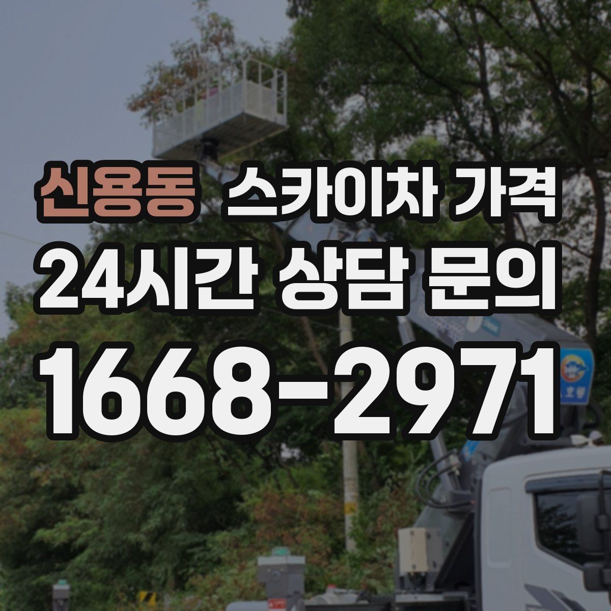신용동 스카이차 가격 적정 견적을 판단하는 현실적인 기준