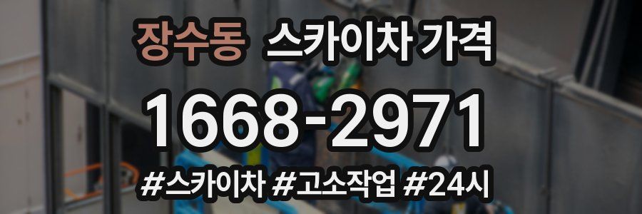 장수동 스카이차 가격