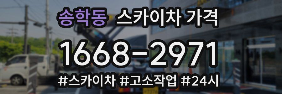 송학동 스카이차 가격