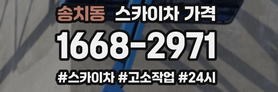 송치동 스카이차 가격