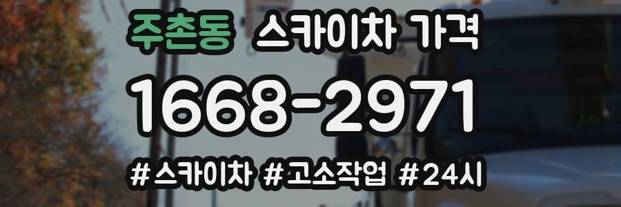 주촌동 스카이차 가격