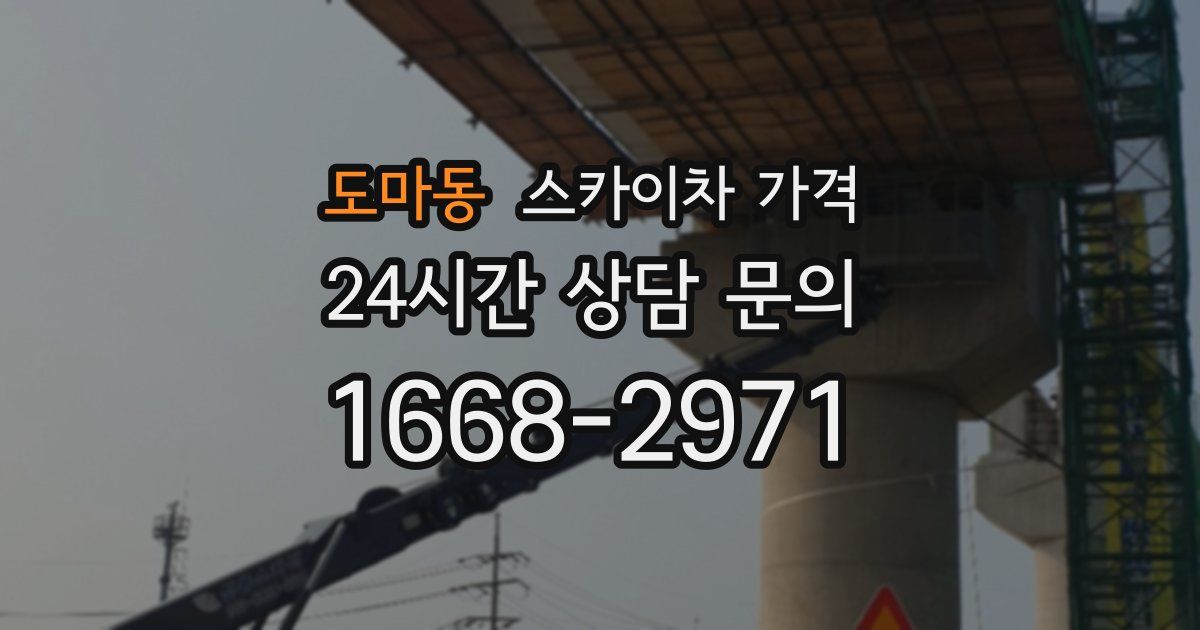 도마동 스카이차 가격