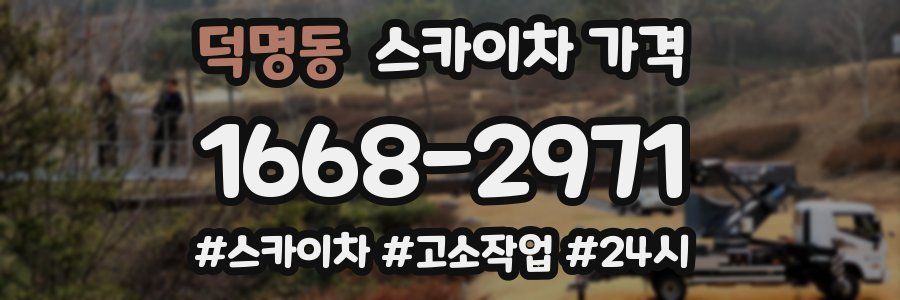 덕명동 스카이차 가격